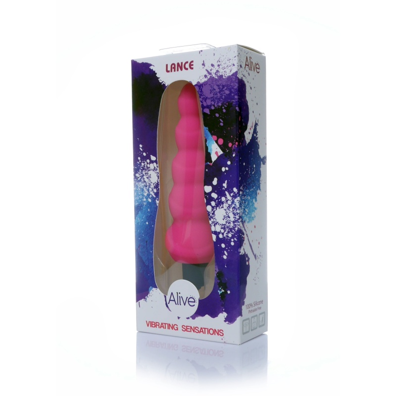 Wibrator analny Lance Plug Medical Silicone Pink – medyczny silikon, wodoodporność, cichy silnik i sterowanie 3 przyciskami (wym - 2