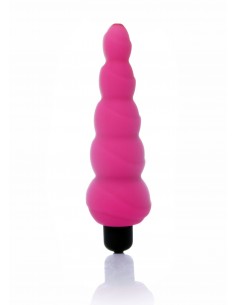 Korek analny wibrujący Lance Medical Silicon Pink - Kulki i korki analne wibrujące - 1