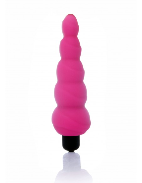 Korek analny wibrujący Lance Medical Silicon Pink - Kulki i korki analne wibrujące - 1