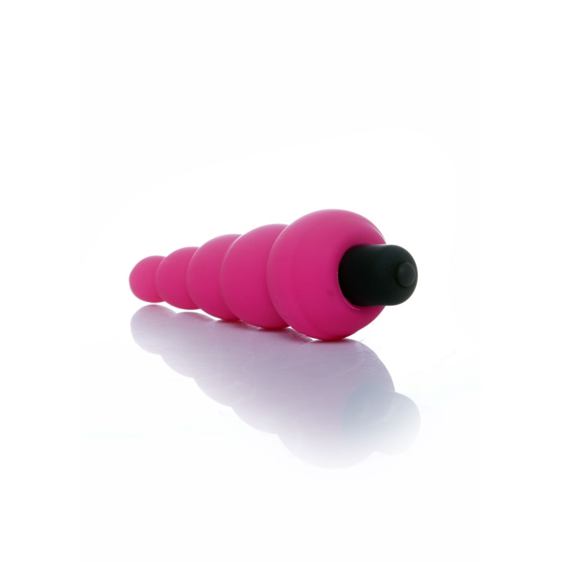 Wibrator analny Lance Plug Medical Silicone Pink – medyczny silikon, wodoodporność, cichy silnik i sterowanie 3 przyciskami (wym - 4