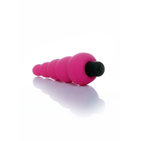 Wibrator analny Lance Plug Medical Silicone Pink – medyczny silikon, wodoodporność, cichy silnik i sterowanie 3 przyciskami (wym - 4