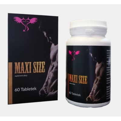 Suplement diety Maxi Size 60 tabletek – wspomaganie erekcji i powiększenie prącia - 1