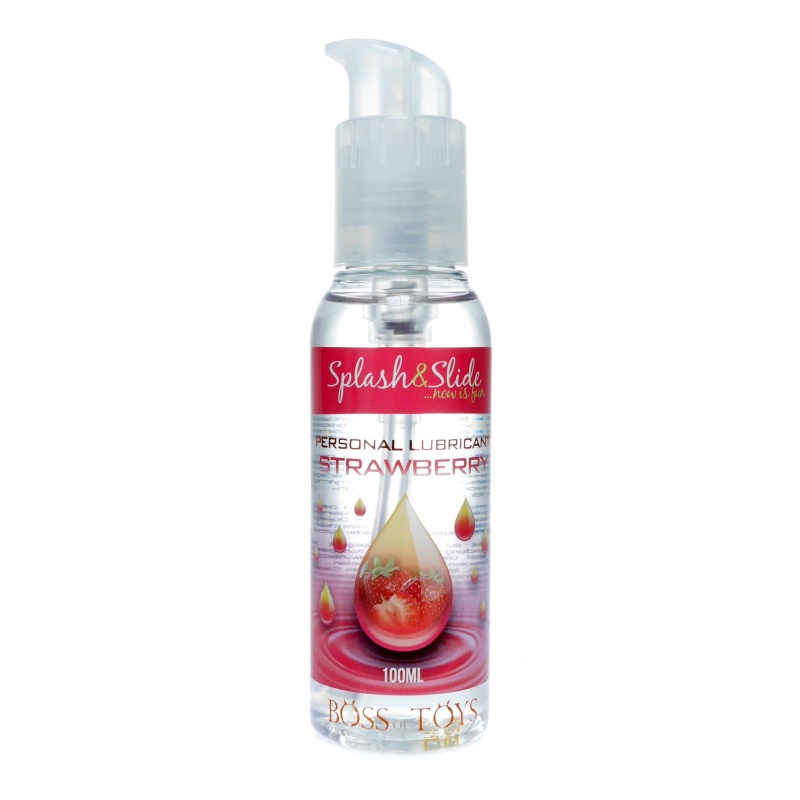 Żel nawilżający Strawberry 100 ml z pompką - 1