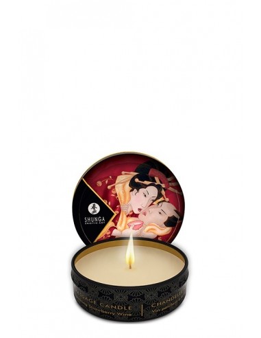 Świeca / Krem Do Masażu Shunga Candle Wine/Romance 30 ml - Świece zapachowe do masażu - 1