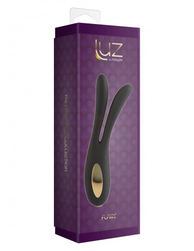 Ekskluzywny wibrator Flare Bunny Black - WIBRATORY EKSKLUZYWNE - 2