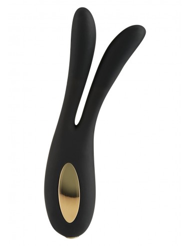 Ekskluzywny wibrator Flare Bunny Black - WIBRATORY EKSKLUZYWNE - 1