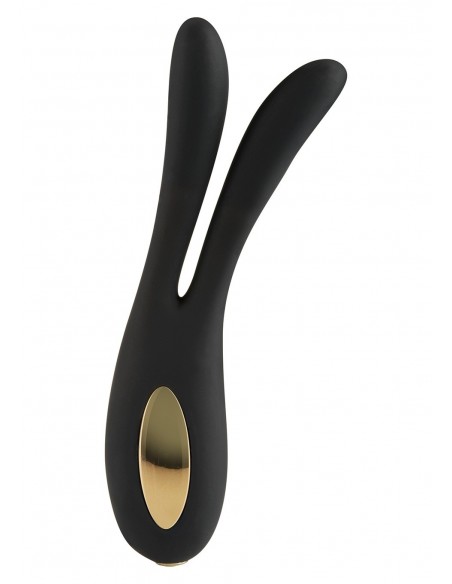 Ekskluzywny wibrator Flare Bunny Black - WIBRATORY EKSKLUZYWNE - 1