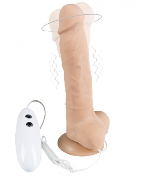 Wibrator z cyberskóry Al Cesar Realistic Rotacje I Wibracje - Wibratory Realistyczne - 4