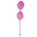 Kulki gejszy Palline Delight Lichee silikonowe różowe – 19,5 cm, średnica 3,5 cm - 1