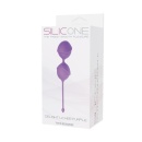 Kulki gejszy Delight Pussy Lichee silikonowe fioletowe 3,5 cm - 2