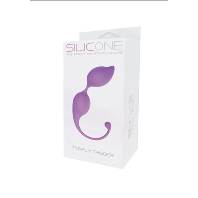 Kulki stymulujące PALLINE TRIGGER Silicone Purply 20 cm fioletowe - 2