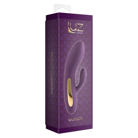 Wibrator króliczek Splendor Purple z podwójnym silnikiem, 17 cm - 2