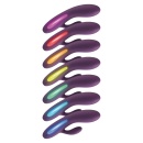 Wibrator króliczek Splendor Purple z podwójnym silnikiem, 17 cm - 3