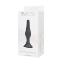 Korek analny Silicone Anal Bottle Plug Small 10,5 cm (czarny) - 1
