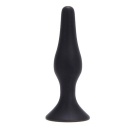 Korek analny Silicone Anal Bottle Plug Small 10,5 cm (czarny) - 2
