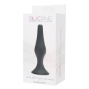 Plug Analny Silikonowy Anal Bottle Large 12,5 cm, Średnica 3,3 cm, Czarny - 1