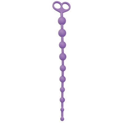 Sonda analna Juggling Ball Silikon Fioletowa 33,6 cm - 1