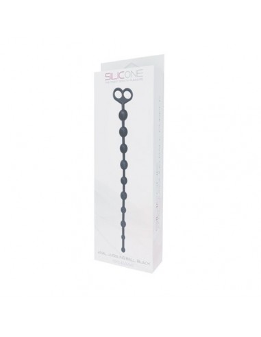 Kulki analne Fallo Anale Anal Juggling Ball Silicone Black - Kulki analne, koraliki analne - 2