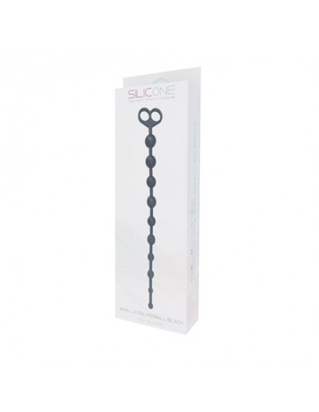 Kulki analne Fallo Anale Anal Juggling Ball Silicone Black - Kulki analne, koraliki analne - 2