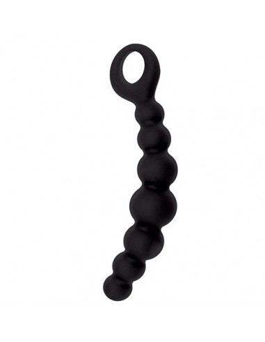 Kulki analne Fallo Anale Caterpill-Ass Silicone Black - Kulki analne, koraliki analne - 1