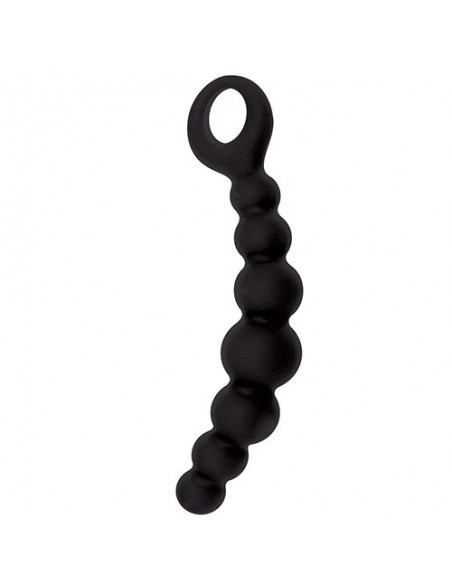 Kulki analne Fallo Anale Caterpill-Ass Silicone Black - Kulki analne, koraliki analne - 1