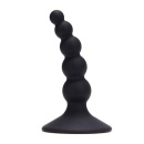 Korek analny Domino Ass Punisher Silikonowy Czarny 9,5 cm - 2