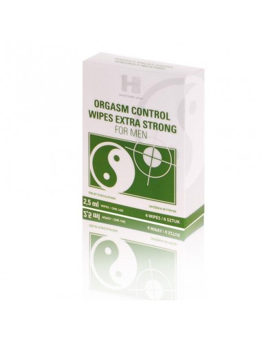 Orgasm Control Wipes 6 szt. - Środki na opóźnienie wytrysku - 3