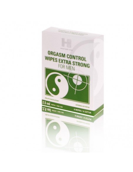 Orgasm Control Wipes 6 szt. - Środki na opóźnienie wytrysku - 3
