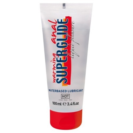 Lubrykant Anal Superglide Warming 100 ml - 1