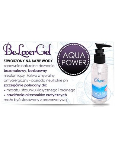 Żel intymny Be Lover Aqua 100 ml - Lubrykanty na bazie wody - 2