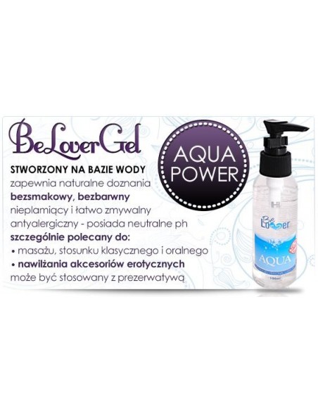 Żel intymny Be Lover Aqua 100 ml - Lubrykanty na bazie wody - 2
