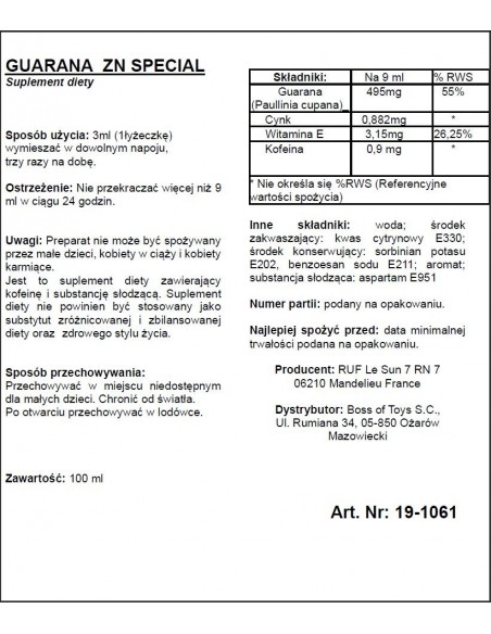 Guarana Zn 100 ml - Zwiększenie libida i potencji u kobiet - 2