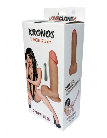 Realistyczny Wibrator z Cyberskóry Kronos Loveclonex - Wibratory Realistyczne - 7