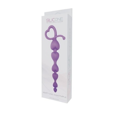 Koraliki analne Hearty Anal Wand 18 cm fioletowe - 1 2