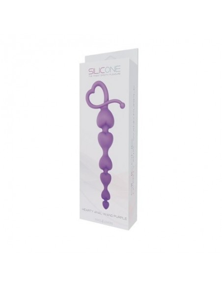 Kulki analne Hearty Anal Wand Purple - Kulki analne, koraliki analne - 2