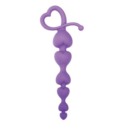 Koraliki analne Hearty Anal Wand 18 cm fioletowe - 1