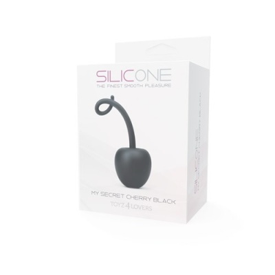 Kulka intymna My Secret Cherry Black 4 cm x 11 cm czarna - 1 2
