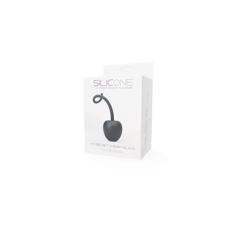 Kulka intymna My Secret Cherry Black 4 cm x 11 cm czarna - 2