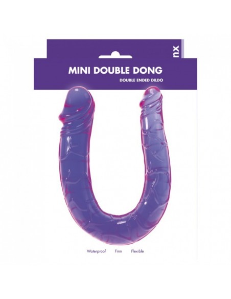 Podwójne dildo Mini Double Dong Kinx 30 cm Fioletowe - Dilda podwójne - 3