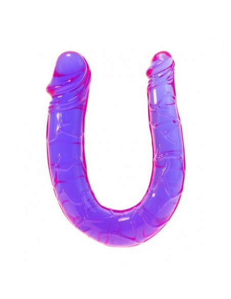Podwójne dildo Mini Double Dong Kinx 30 cm Fioletowe - Dilda podwójne - 1