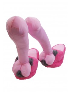 Śmieszny pluszak Kapcie penis- maxi - Urodziny, 18-stka - 1 2
