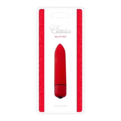 Wibrator punktowy Bullet Classics Red 9 cm ABS Wodoodporny - 1 2