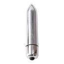 Mini wibrator punktowy Bullet Classics 9 cm, srebrny - 1