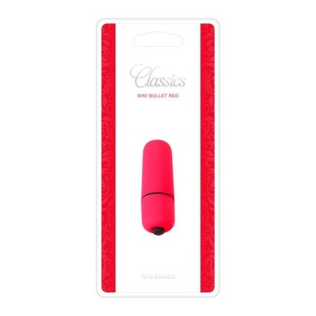 Mini wibrator Bullet Classics czerwony 5,5 cm - 2