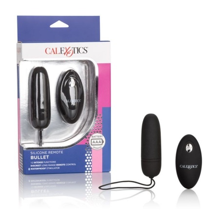 Wibrator punktowy Silicone Remote Bullet z pilotem 9 cm - 7
