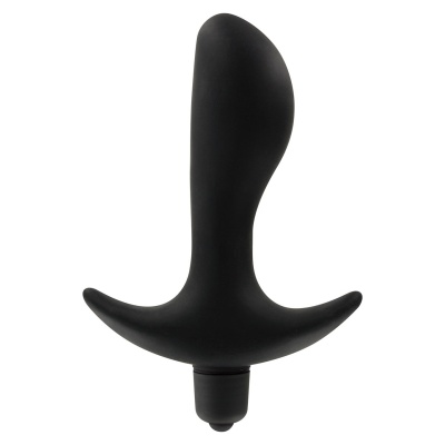 Wibrujący korek analny Private Dancer Black 12 cm - 1