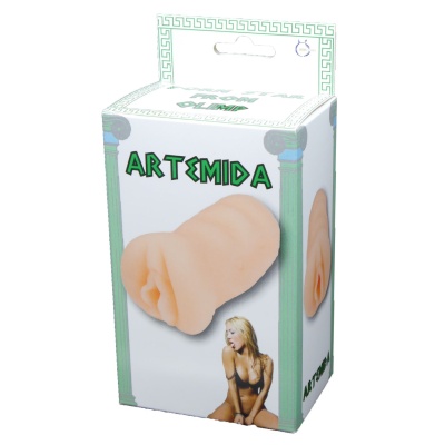 Masturbator ARTEMIDA z wypustkami masującymi, 14,5 cm - 1 2
