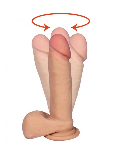 Realistyczny Wibrator z Cyberskóry Apollo Loveclonex Rotacyjny - Wibratory Realistyczne - 1