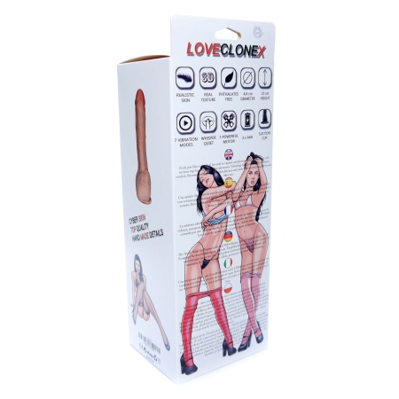 Wibrator Loveclonex 9 22,9 cm w kolorze nude - 5