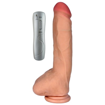 Wibrator Loveclonex 9 22,9 cm w kolorze nude - 1 2